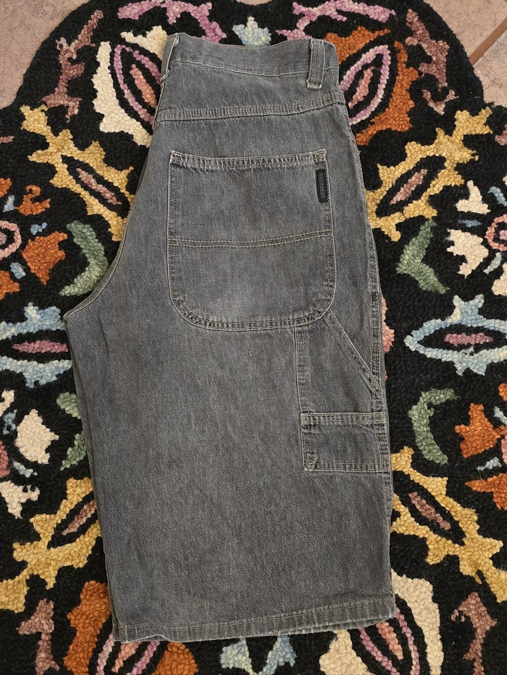 🔥🔥Y2K Rocawear gray denim jean Shorts baggy jorts🔥🔥 Size 32/33W #skater